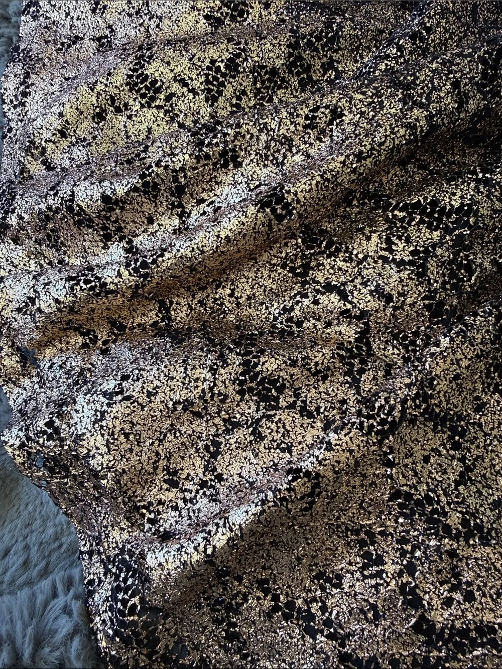 Blush By Angels Black Lace Top Metallic Gold Ombre Tulle Formal Dress like new